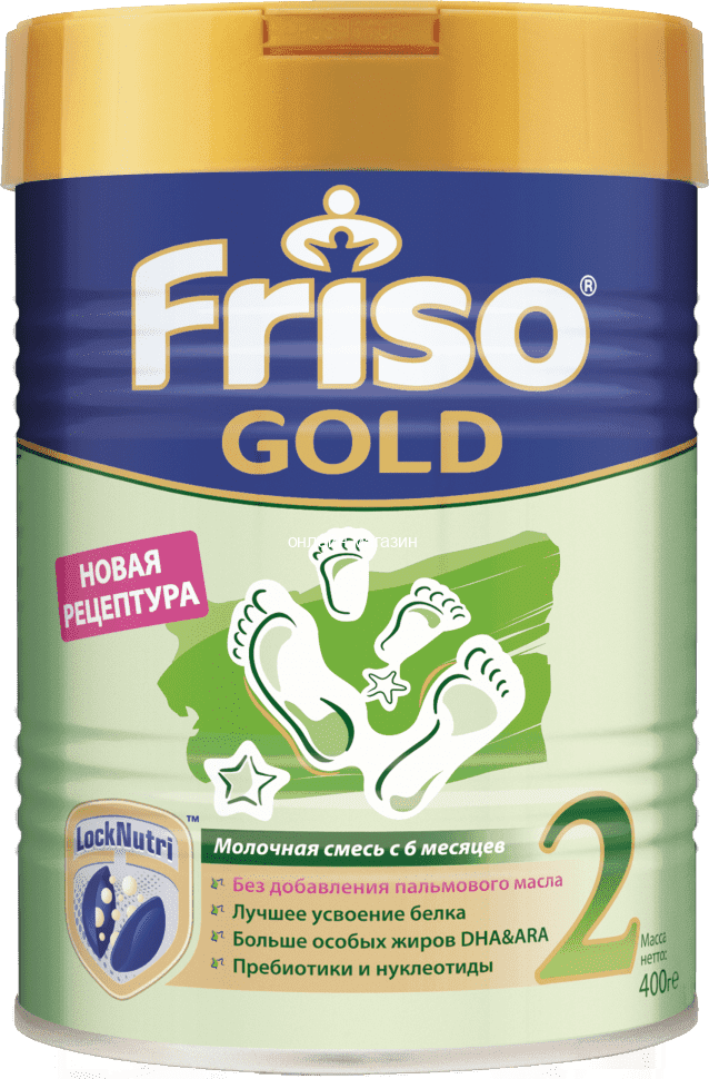 Детская молочная смесь Friso Фрисолак Gold 2 LockNutri 800 г с 6 мес_